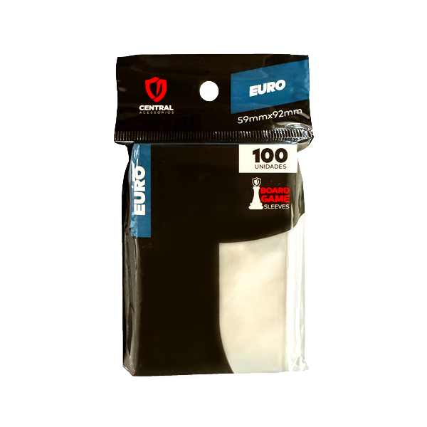Sleeves Euro: Transparente (59x92mm) Central Board Game