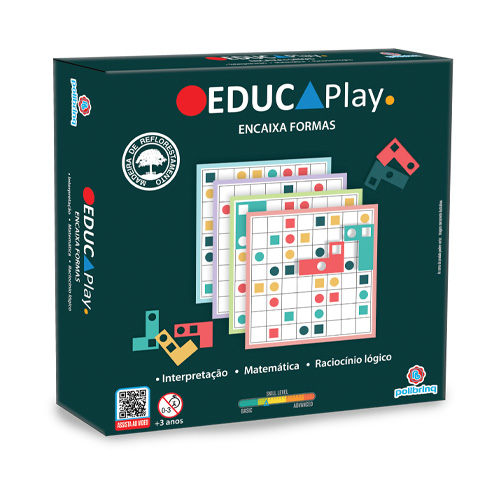 Educaplay Encaixa Formas Madeira Polibrinq