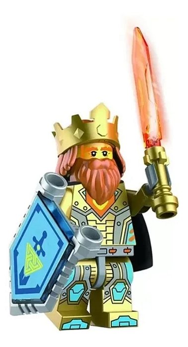Boneco Block Heroes Missão Medieval Rei Oliver Polibrinq
