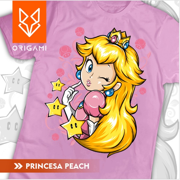 Camiseta Princesa Peach XG