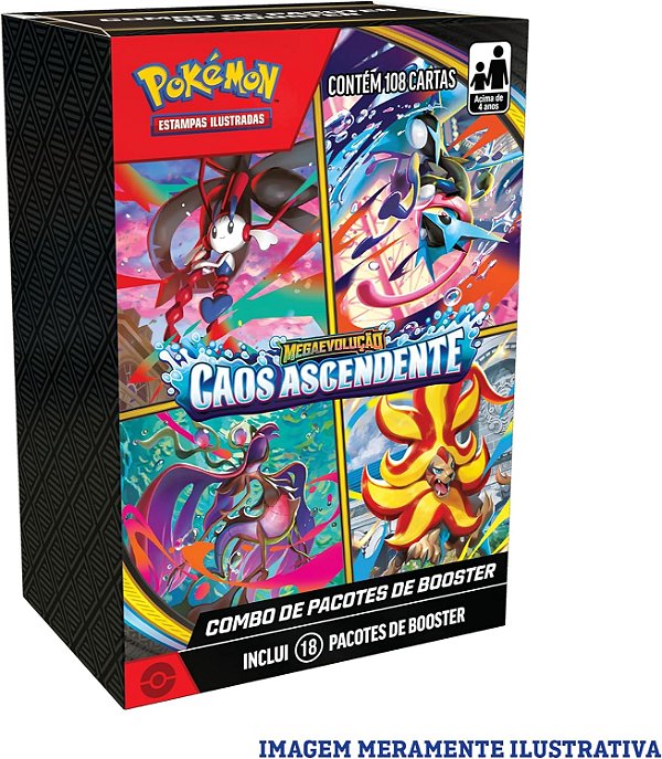 Pokémon Me04 Caos Ascendente Copag C/ 18 Unidades