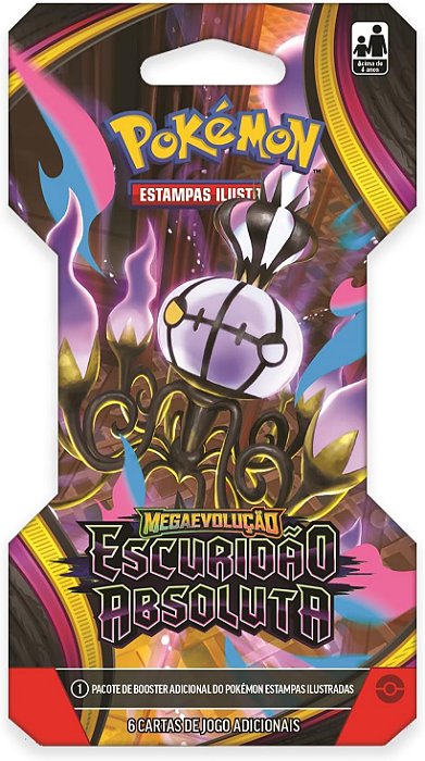 Pokémon TCG: Mega Evolução - Escuridão Absoluta - Sleeved Booster