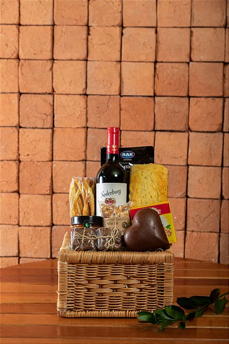 Cesta de Dia dos Pais com Vinho