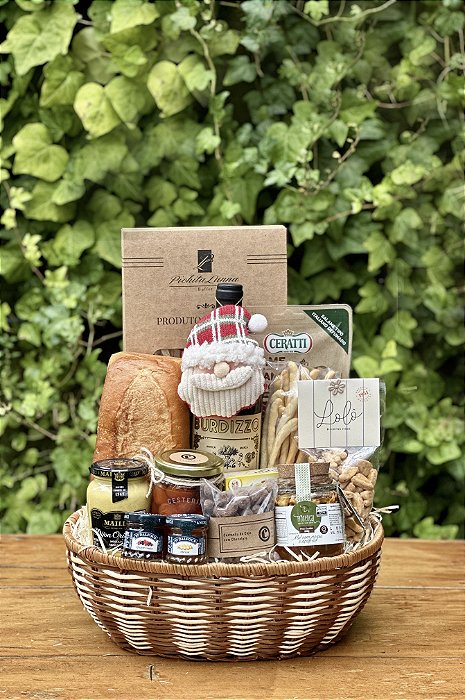 Cesta In Vino Natale