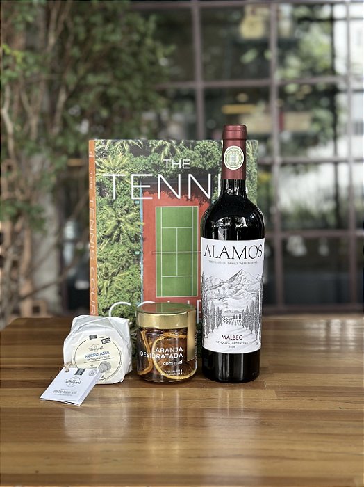 Kit Vinho e Livro