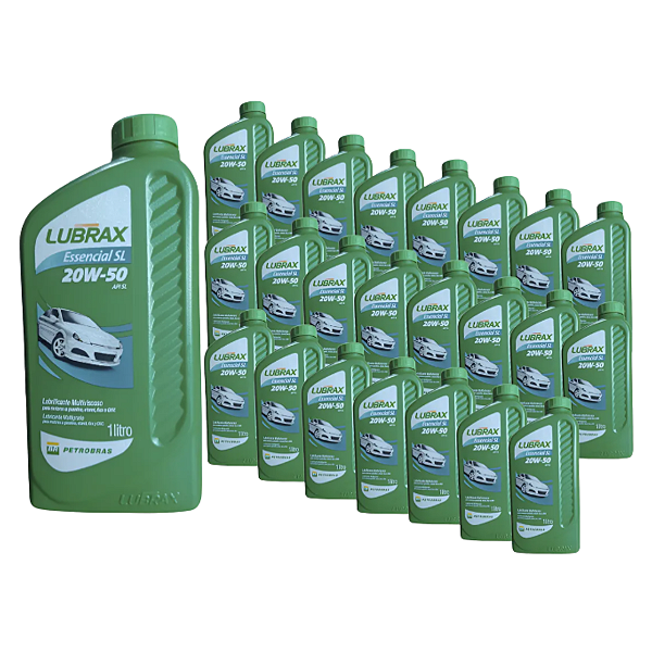 Caixa 24x Óleo Lubrax Essencial Sl 20w50 1l Original