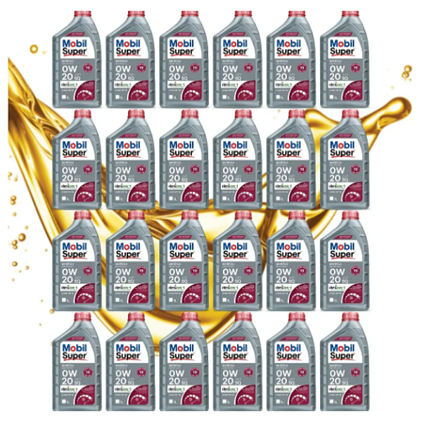 Óleo Mobil Super 0w20 Sintético Cx Com 24 Unidades Nf