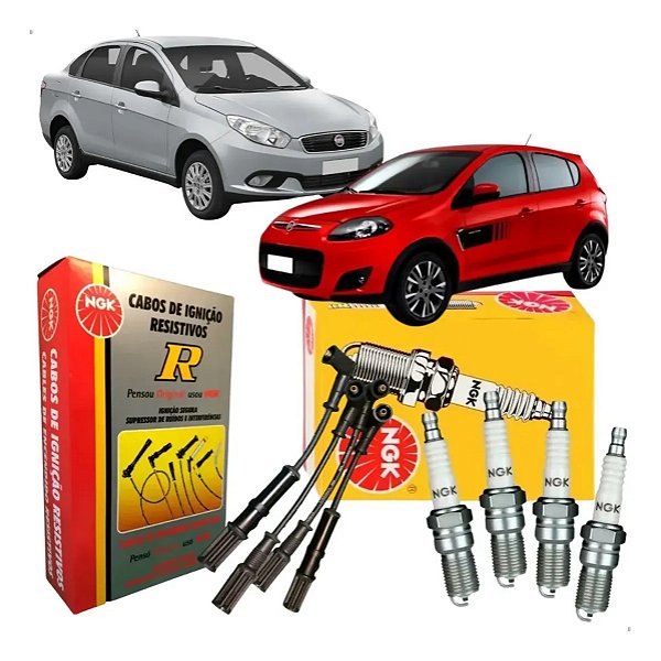 Kit Ngk Zkr8b10 Sct64 Bmw Grand Siena Preto