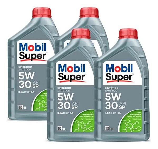 Óleo Mobil Super 5w30 Sintético Cx Com 24 Unidades Nf