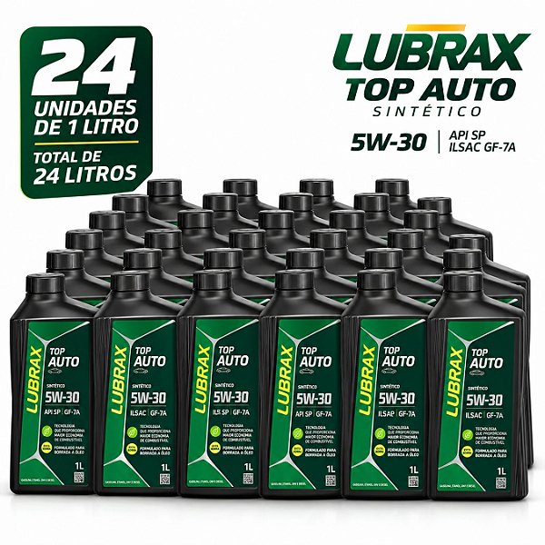 Óleo Lubrax 5w30 Valora Sintético Caixa 24l Carros Suvs