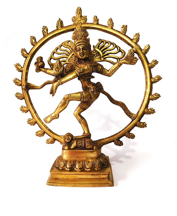 Estátua Shiva Nataraja -  36 cm - em Bronze