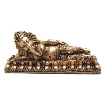 Estátua Ganesha Deitado - O Deus da Prosperidade