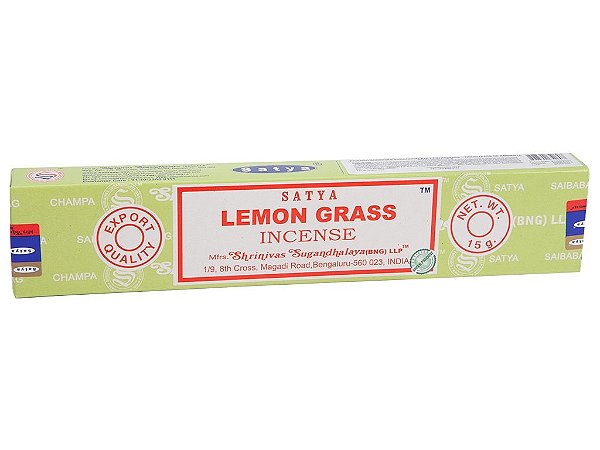 Incenso Indiano Lemon Grass - Capim Limão