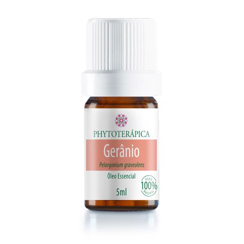 Óleo Essencial Gerânio - Pelargonium graveolens 5 ml (Phytoterápica)