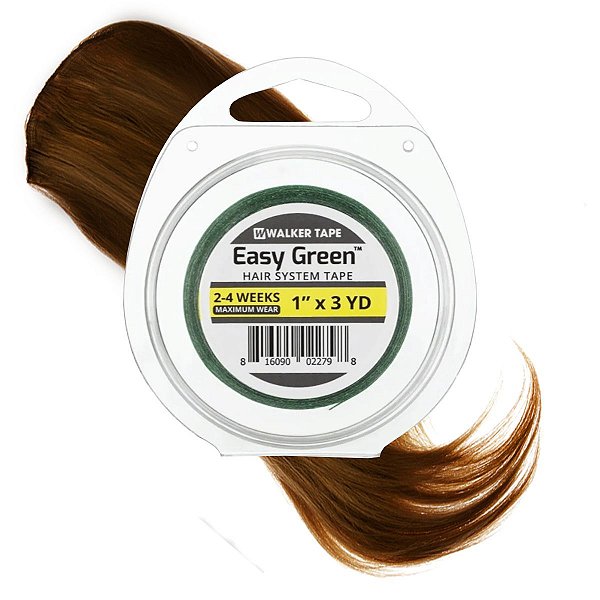 Fita em Rolo Dupla Face Easy Green (VERDE) para Mega Hair - Prótese Capilar - Lace Wig - 3 metros