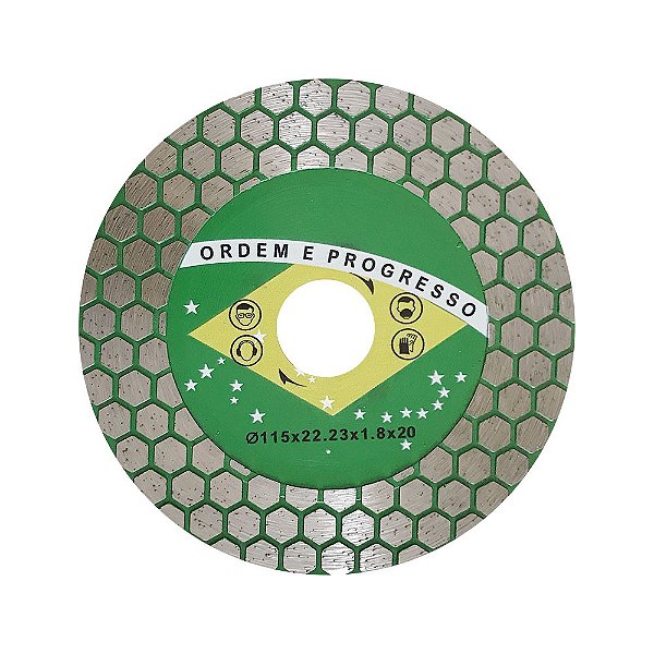 Disco Diamantado Double Hex Corte e Desbaste Esmerilhadeira 115mm