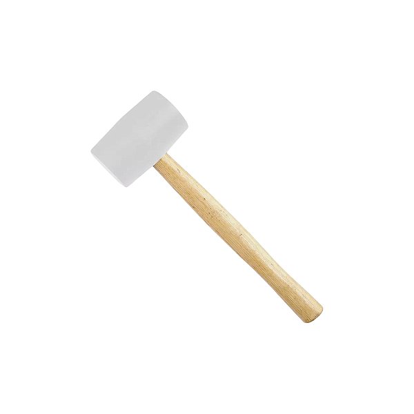 Martelo de Borracha Branco - 50 mm