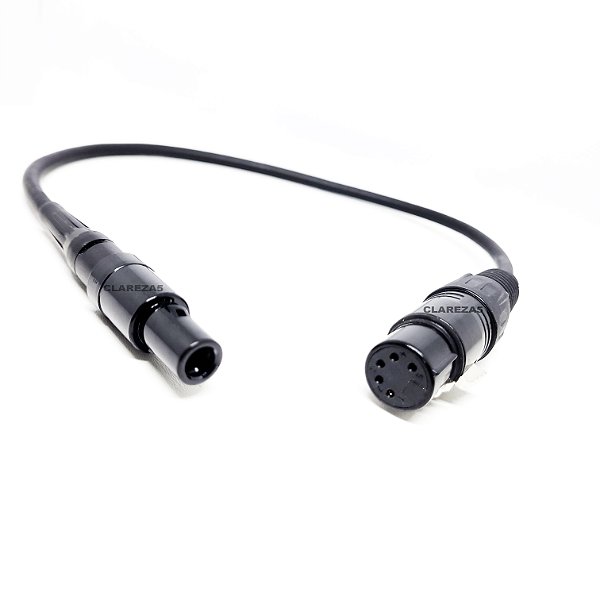 Adaptador Headset Aeronáutico XLR Airbus ATR P/ Six Pin LEMO