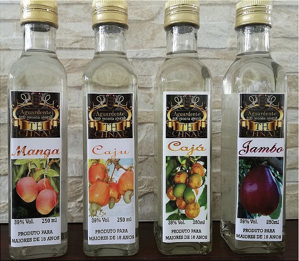 Kit 4 Garrafas de 250ml