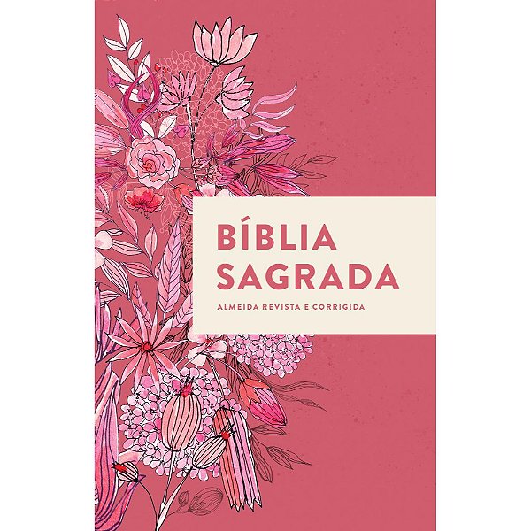 Bíblia Sagrada Feminina Floral Capa Dura