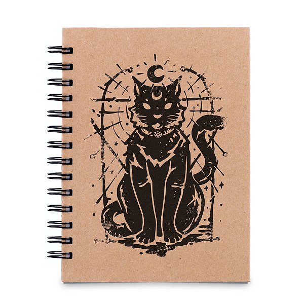 Sketchbook Capa Dura para Desenho e Aquarela - Folhas de 90g, 180g, 240g - Blackcat
