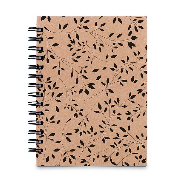 Sketchbook Capa Dura para Desenho e Aquarela - Folhas de 90g, 180g, 240g - Floral