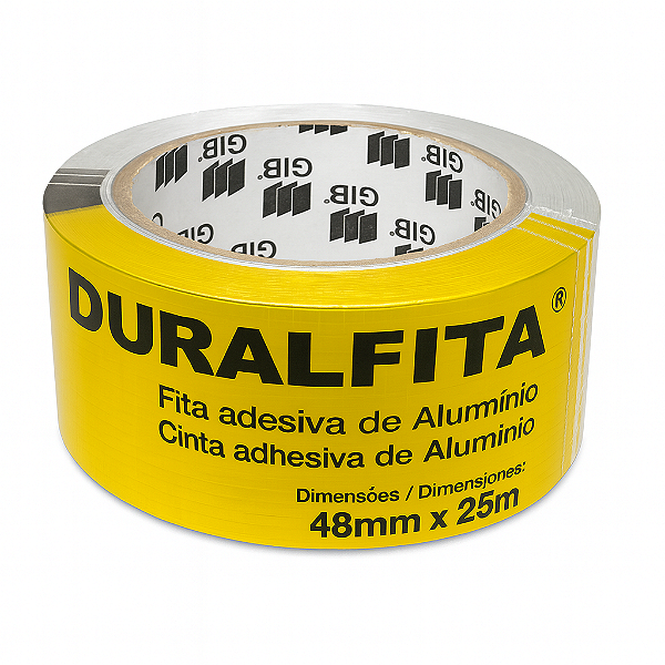 Fita Adesiva Alumínio Duralfita 4,8cm x 25m