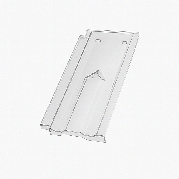 Telha Francesa Paulista transparente Policarbonato - PLASTELHA