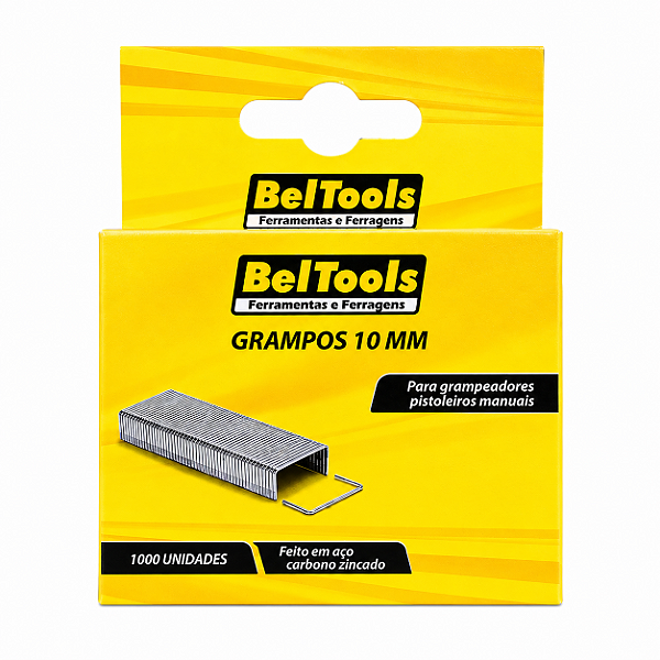 Caixa de Grampos Tapeceiro com 1.000 Unid - 10mm