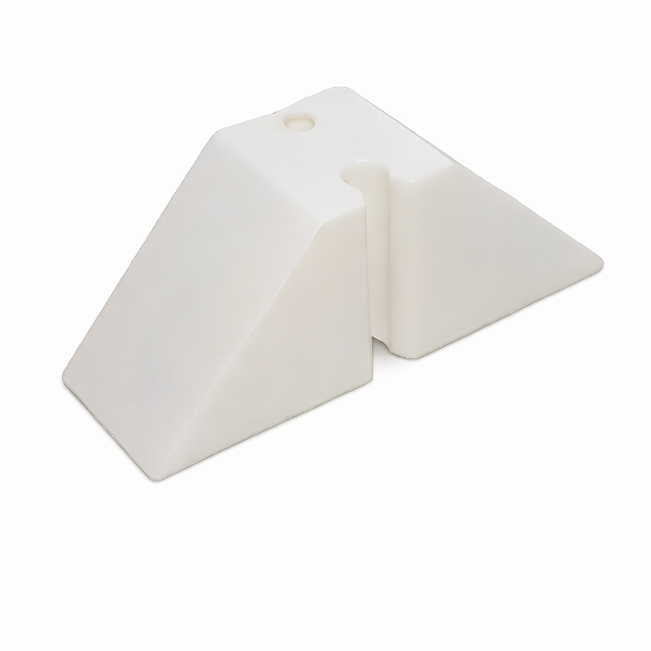 Calço trapézio T40 branco - 2 Furos