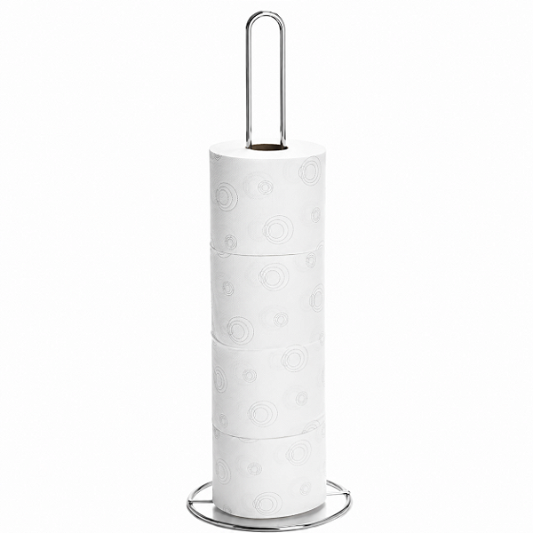 Porta Papel Higiênico Simples Cromado