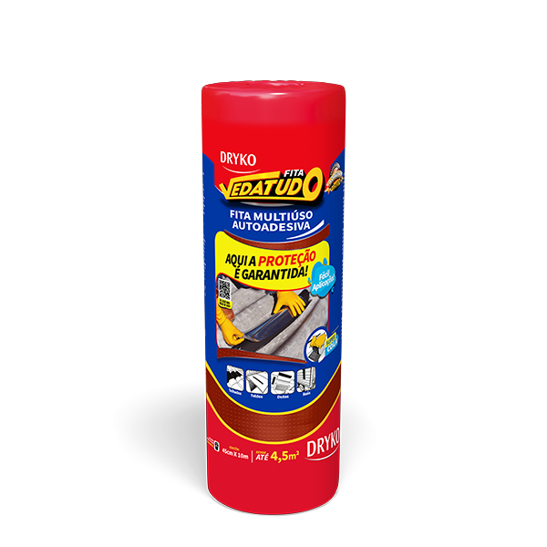 Manta asfáltica adesiva Terracota - 45cm x 10m - VEDATUDO