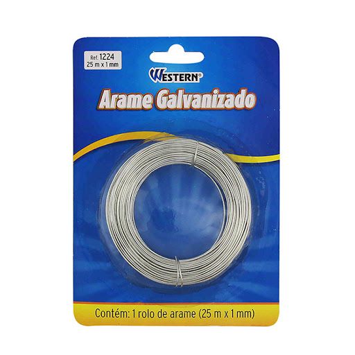 Arame Galvanizado 1MM x 25M Western