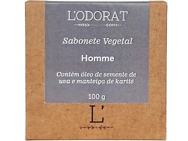Sabonete Vegetal em Barra - Homme - 100g