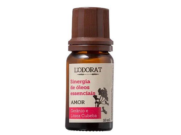 Sinergia de Óleos Essenciais Amor – 10 mL - Compre 2 e Ganhe Colar Difusor