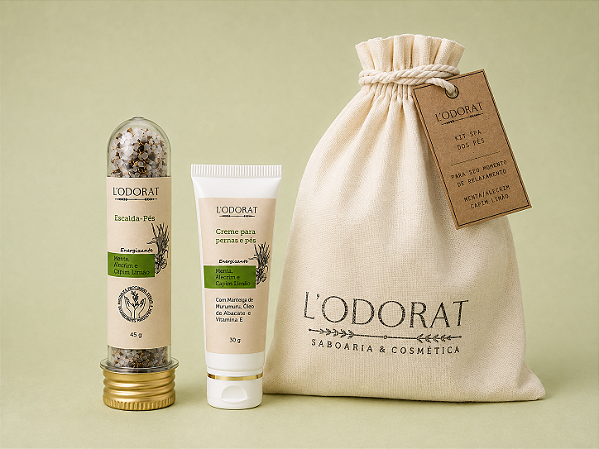 Kit Pausa & Cuidado – Spa para os Pés Mini