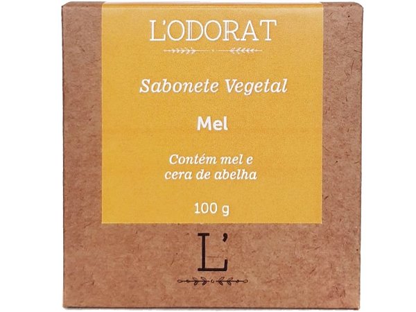 Sabonete Vegetal em Barra - Mel - 100 g