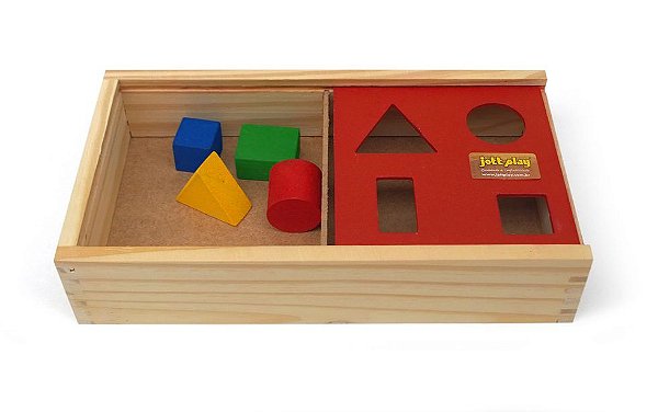 Brinquedo Educativo Passa Figuras De Madeira