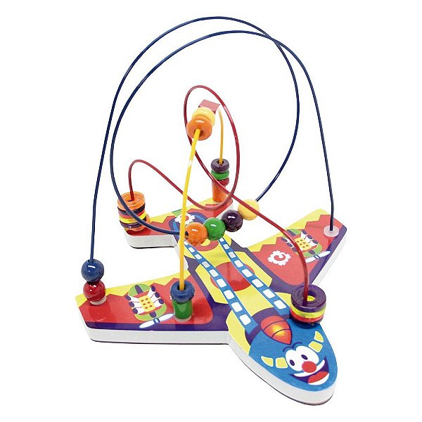 Brinquedo Educativo Aramado Aviao - Carlu