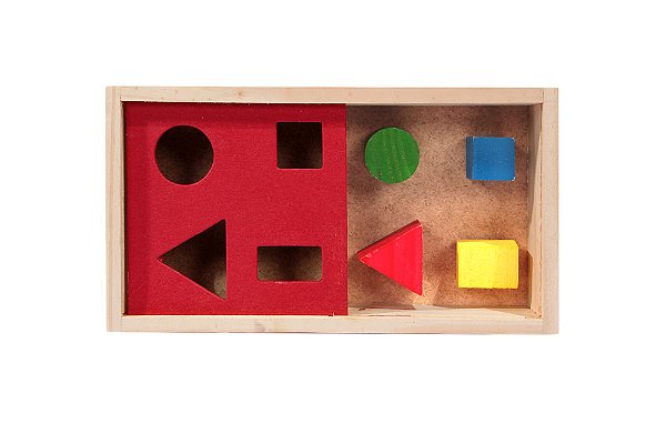 Brinquedo Educativo Passa Figuras Caixa Com 4 Peças