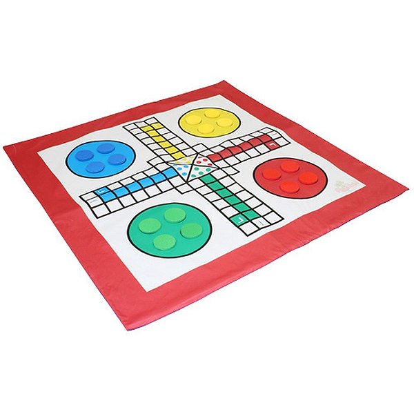 Jogo de Ludo em Napa 100x100cm