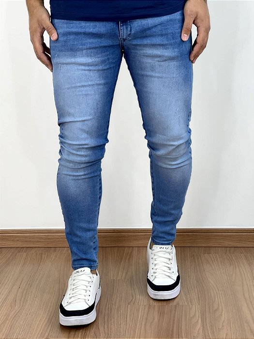 Calça Jeans Lisa Super Skinny - Zip Off