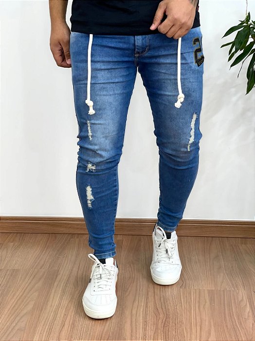 Calça Super Skinny Lavagem Média #21 - Codi Jeans