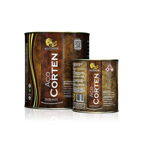 Tinta Aço Corten Original - Kit 4,5L