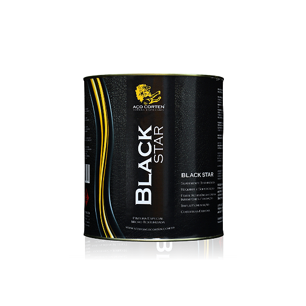 Tinta Black Star - Acrílica Base Água - Kit 4,5L