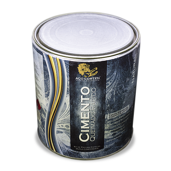 Tinta Cimento Queimado Projetado - Kit 1,125ml