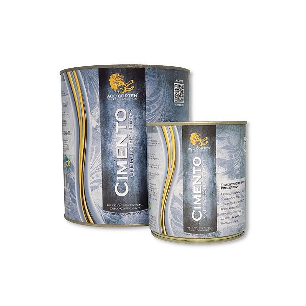 Tinta Cimento Queimado Projetado - Kit 4,5L