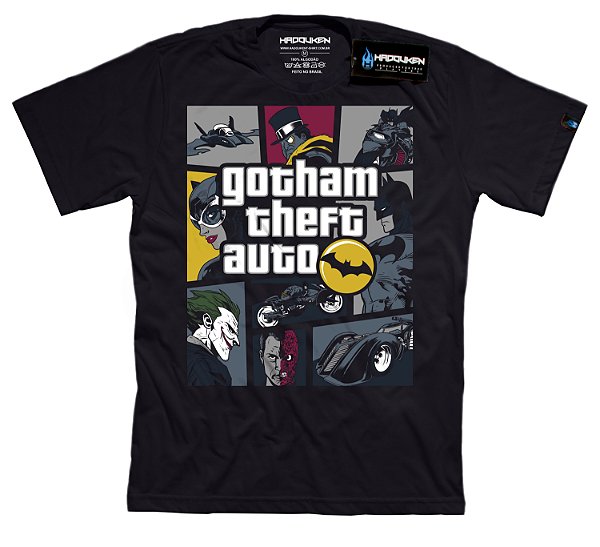 Camiseta Gotham Theft  Auto