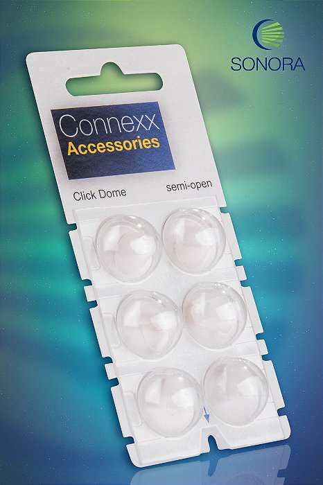 Sivantos - Sonda Click Semi Aberta (Connexx) - (P/ COBALT ECO+) -  6 Unidades