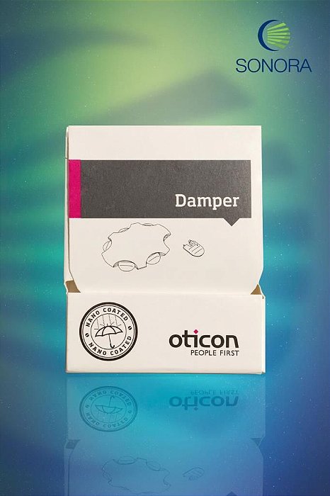OTICON - DAMPER - Filtro do Gancho - Estojo com 6 unidades